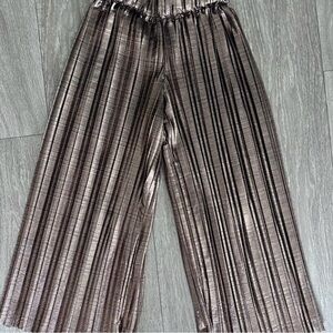 ZARA GIRLS Pleaded Wide-Leg Bottoms